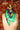 Vintage Celine Green Silk Scarf 0629-2397