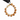TOVA Croatia Bracelet Caramel + Gold 8"