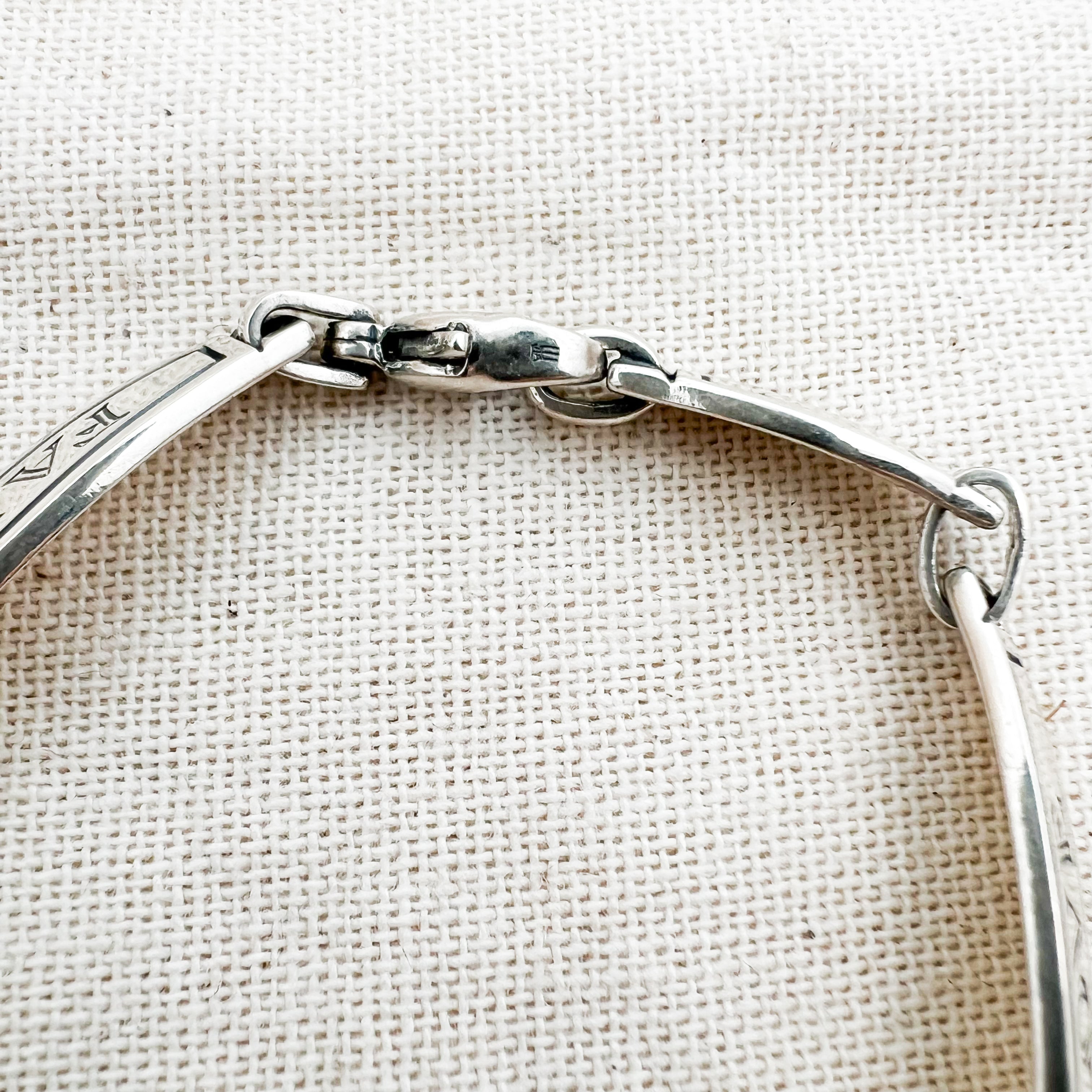 Retired James Avery Faith, Hope, & Love Bracelet