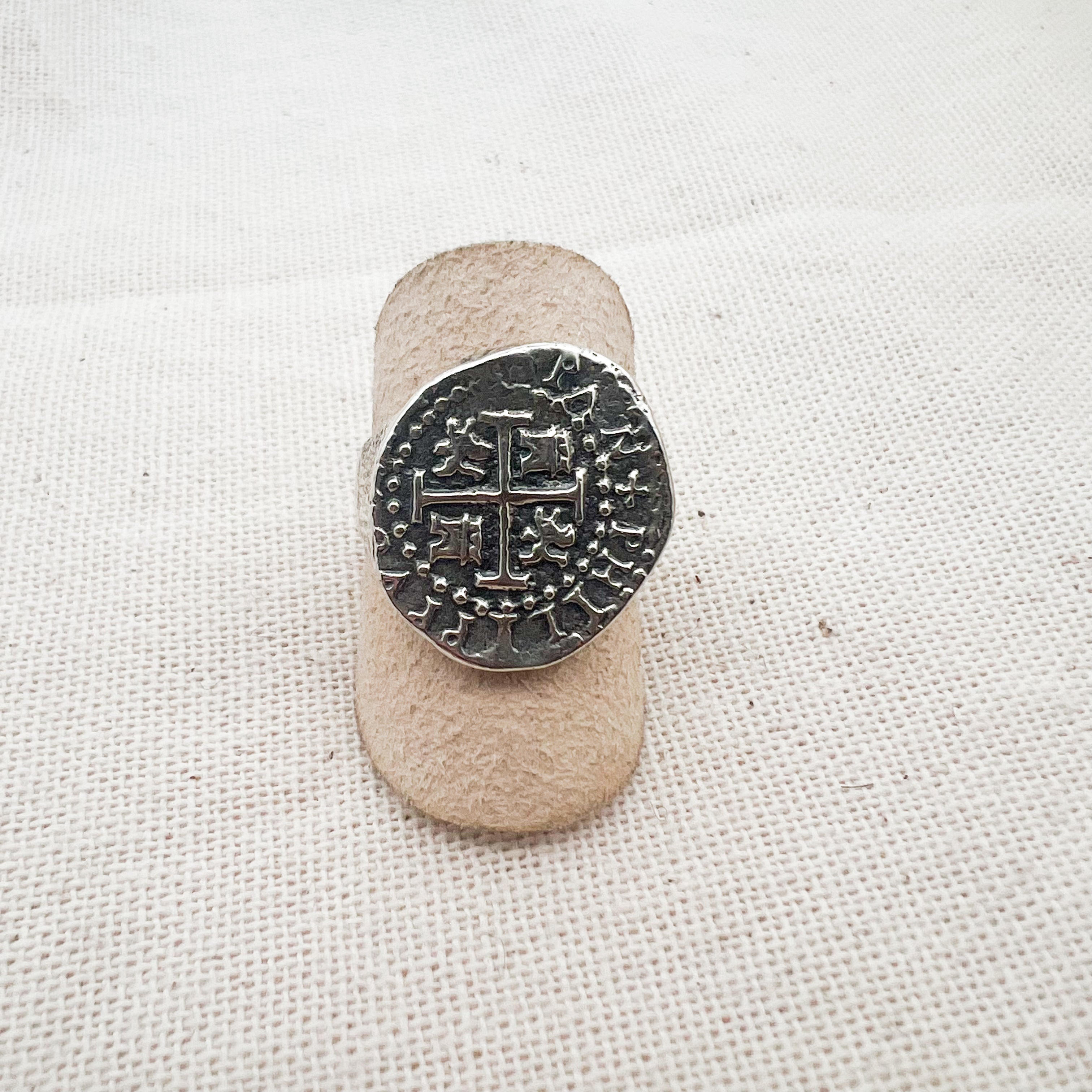 Retired James Avery Pieces of Eight Ring Size 7.25