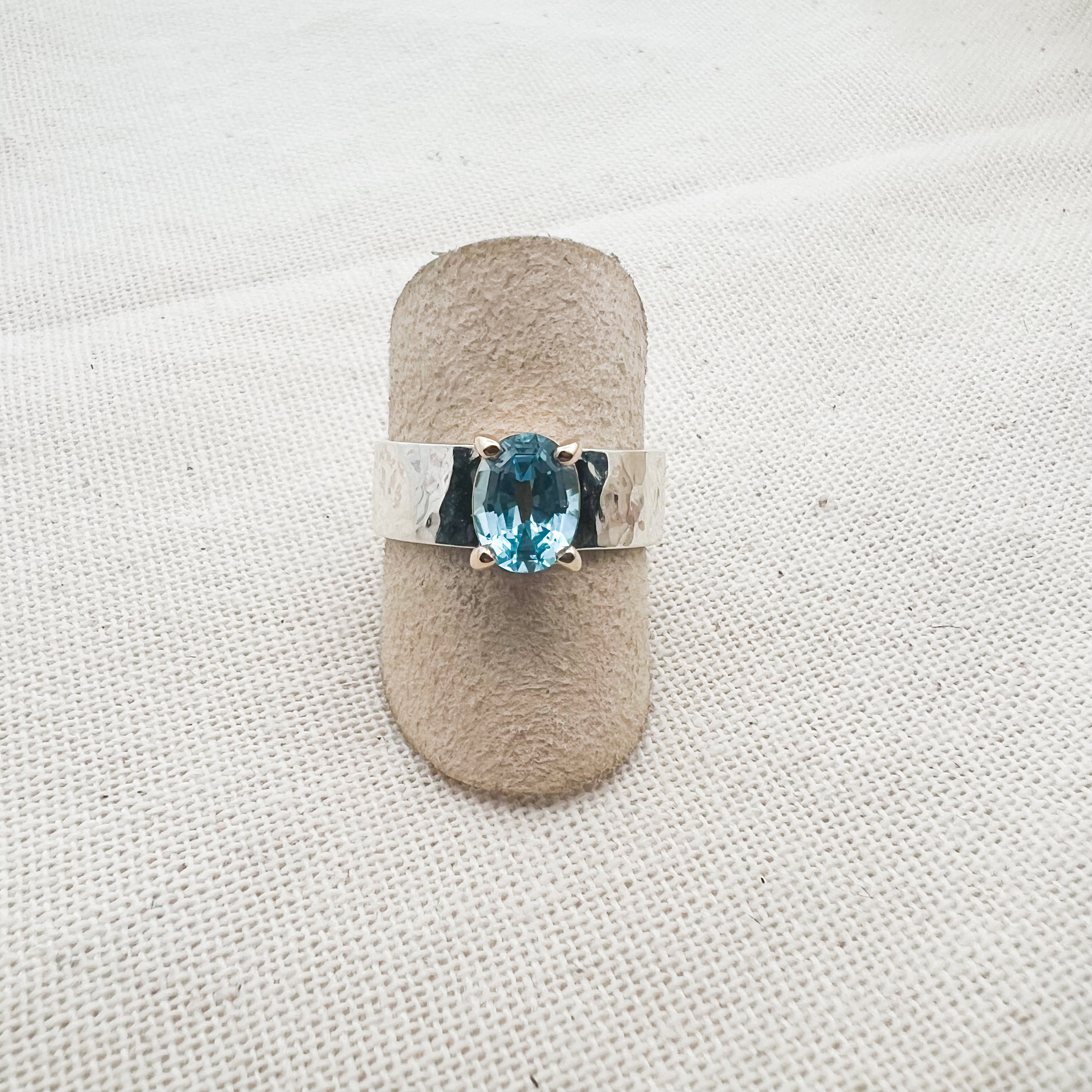 James Avery Blue Topaz Julietta Ring Size 7.5