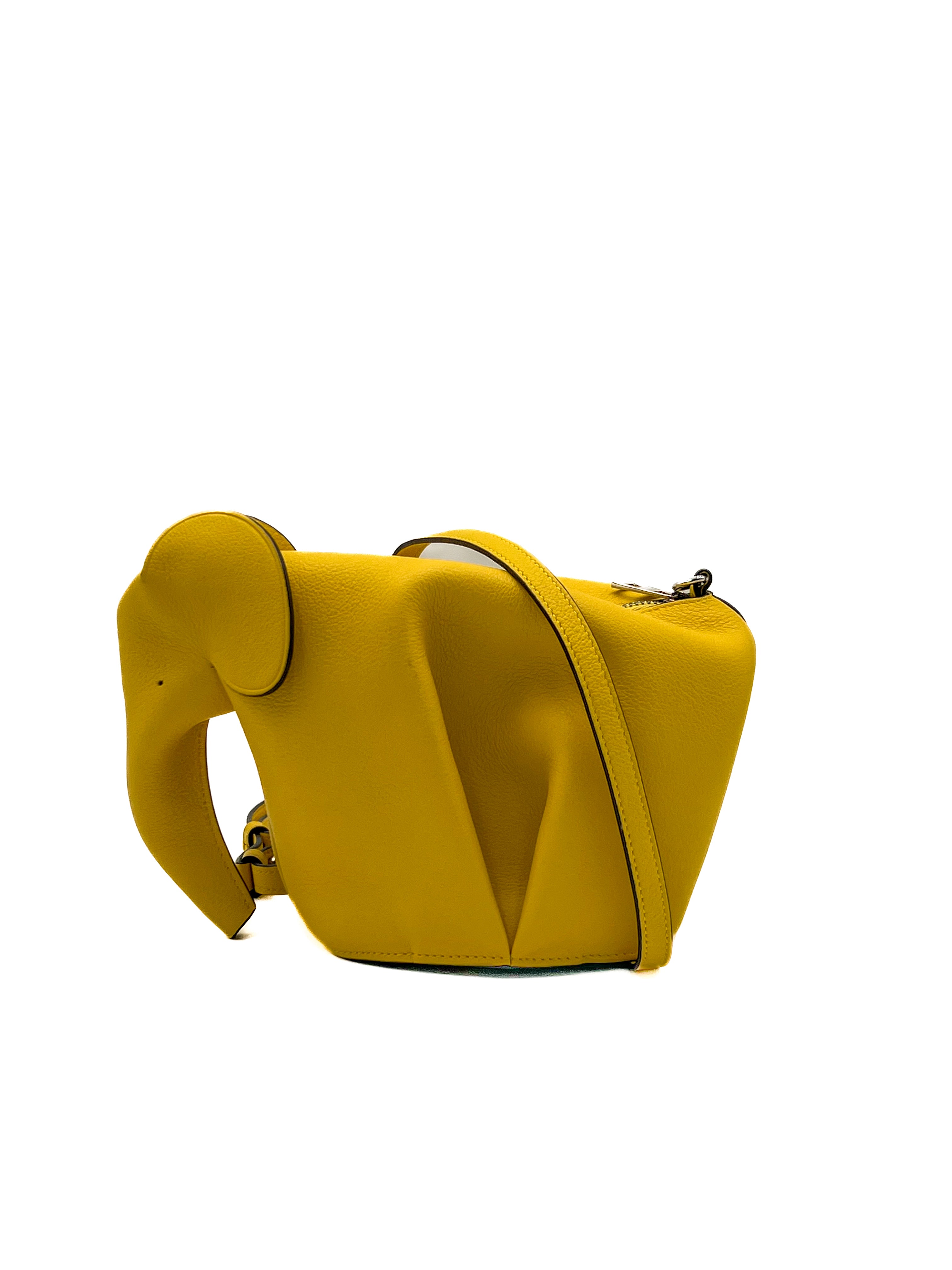 Loewe Yellow Elephant Crossbody Handbag