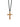 TOVA Cross Necklace Smutt