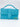 Jacquemus Le Bambino Turquoise Suede Bag