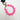 TOVA Croatia Bracelet Ultra Fuchsia + Gold 7.5"