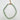 Tova Sofia Necklace in Aqua Glimmer + Antique Gold