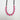 TOVA Mini Oakland Necklace in Ultra Fuchsia + Antique Silver