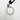 TOVA Izzy Bracelet Electric White + Antique Silver 6.5"
