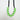 Tova Mini Sofia Necklace Electric Green + Smutt