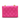 Chanel Vintage Camelia Satin Chain Shoulder Bag Pink 1990s
