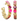 TOVA Jubilee Hoop Earrings Pop Purple/Pink