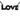 TOVA Mini La La Love Necklace Jet