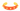 TOVA Ziva Enamel Spike Cuff Bracelet Neon Orange