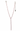 TOVA Kassandra Necklace Fuchsia + Gunmetal