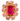 TOVA Edith Rectangle Ring Luna Pink + Antique Silver