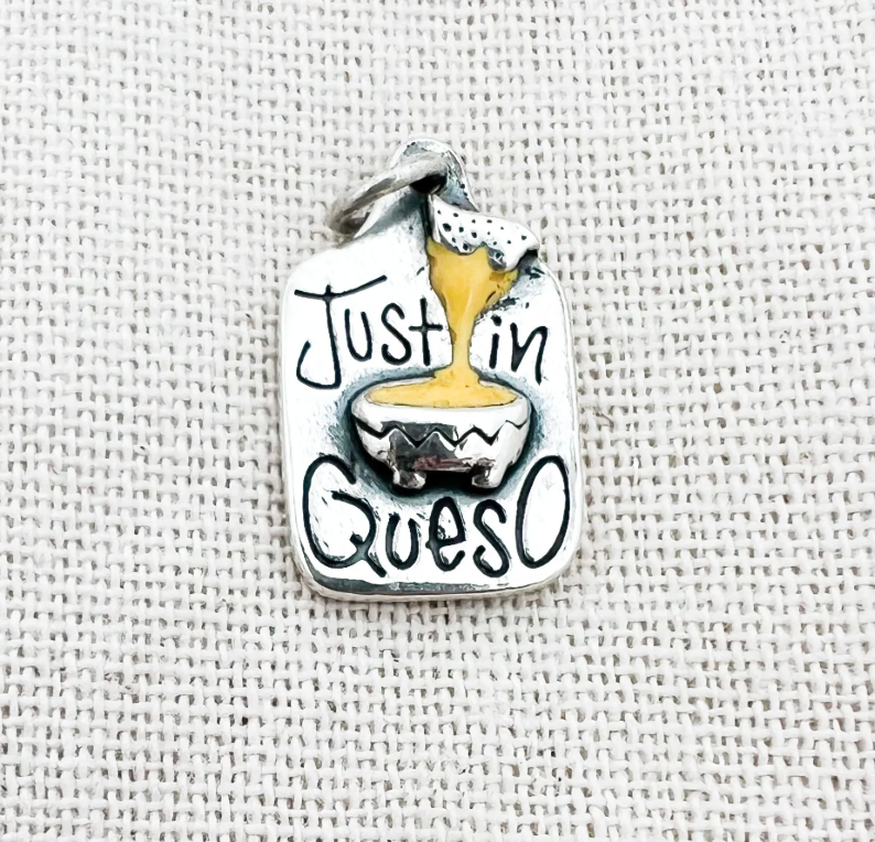 Retired James Avery Enamel "Just in Queso" Charm