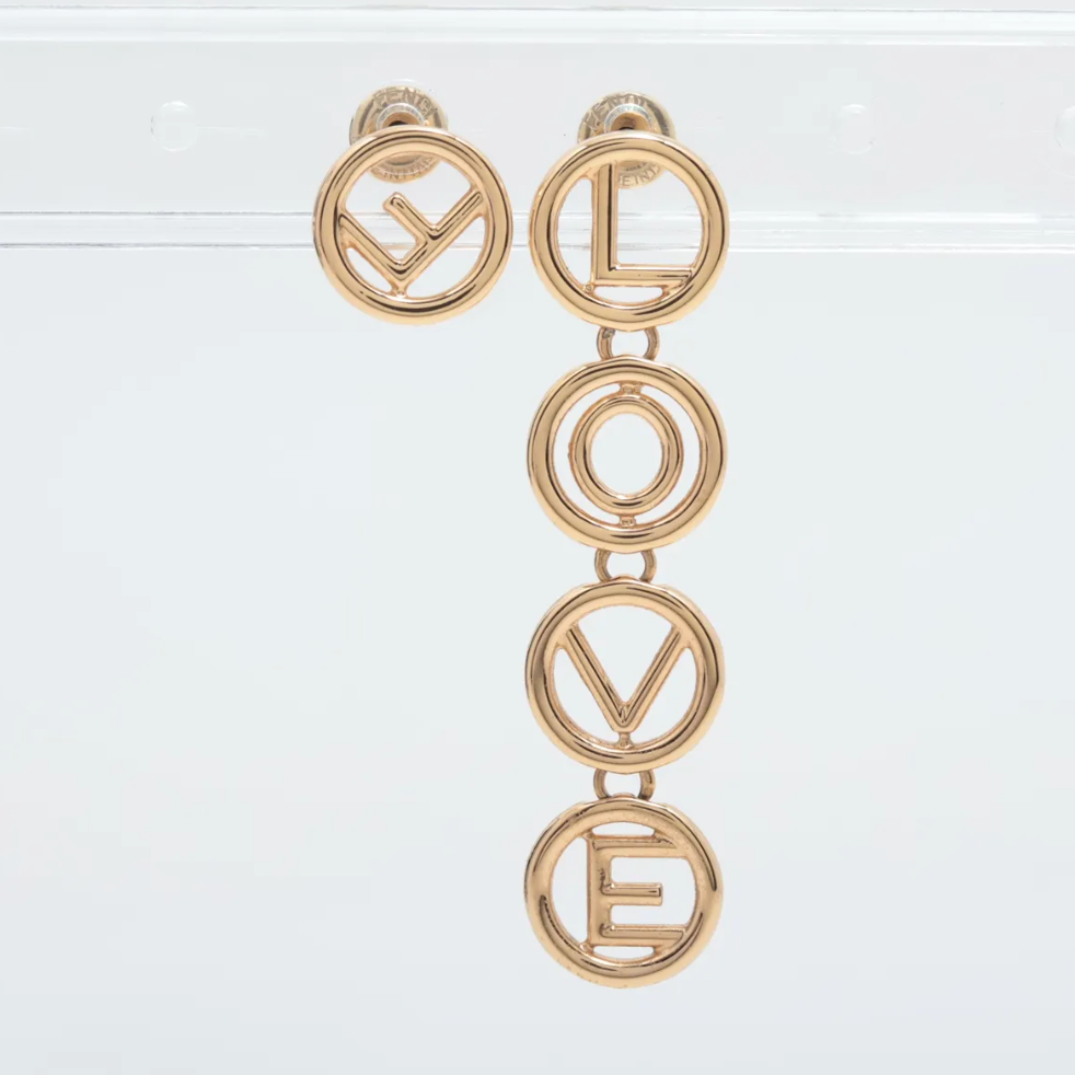 Fendi Love Dangle Earrings
