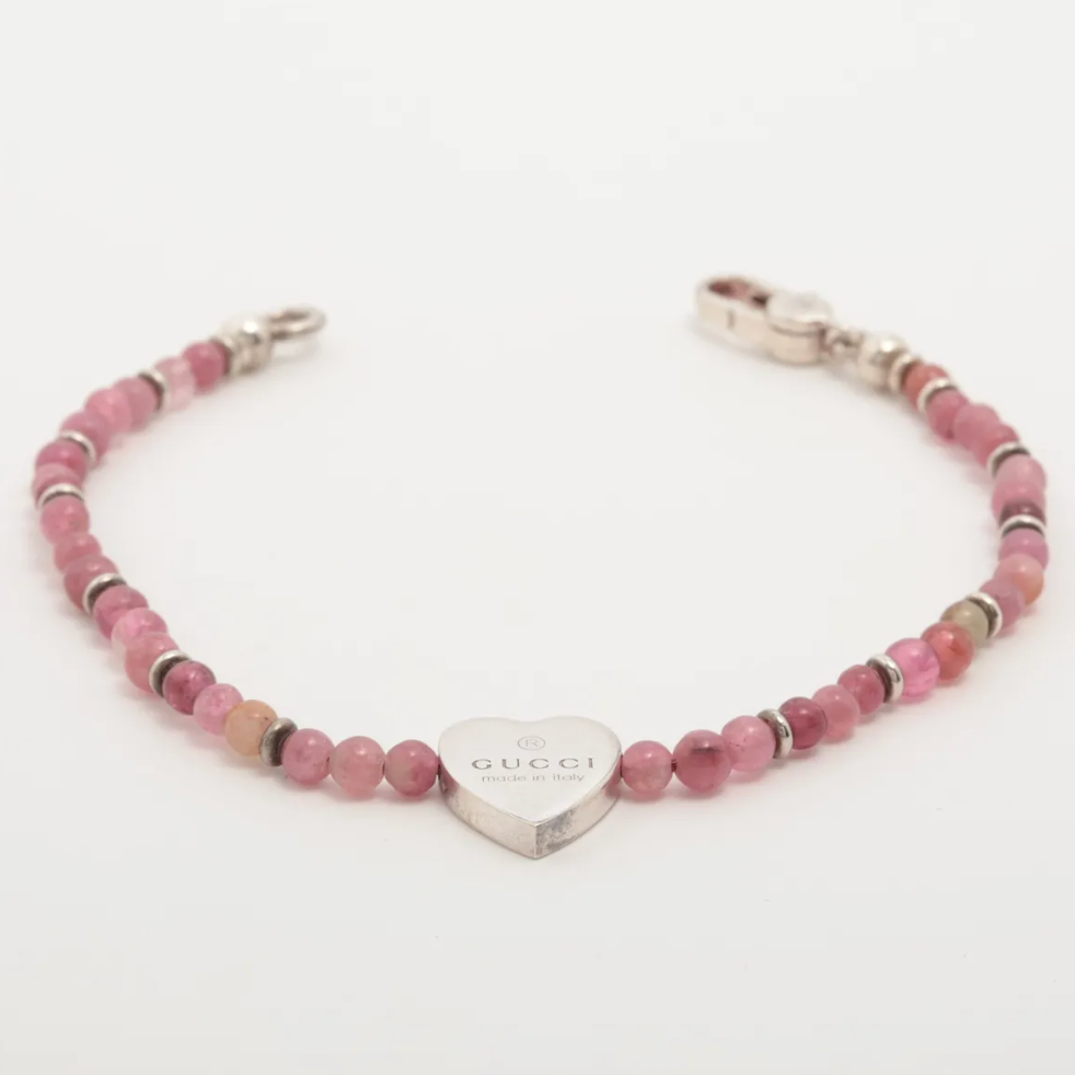 Gucci Pink Sterling Silver Bracelet