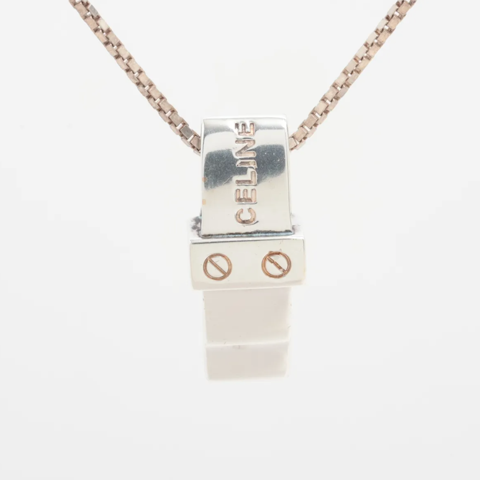 Celine 18" Sterling Silver Necklace