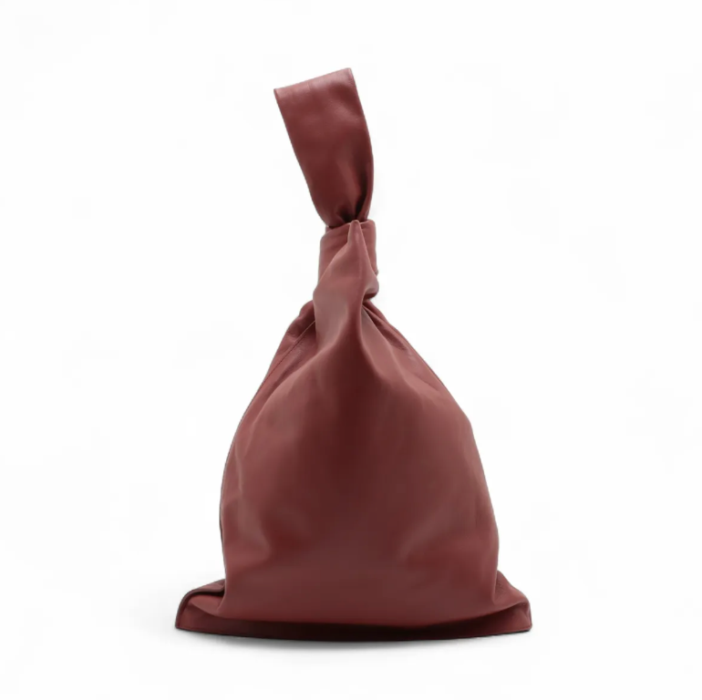 Bottega Veneta Rust Calfskin BV Twist Bag