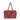 Prada Red Vitello Daino Grommet Bag