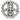 TOVA Peace or Bust Antique Silver + Clear