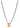 TOVA Lumi Necklace in Gunmetal Neon Orange