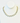 Tova Sofia Necklace in Clear + Antique Gold