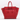 Celine Red Luggage Medium Shopper Leather Hand Bag