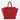 Celine Red Luggage Medium Shopper Leather Hand Bag