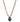TOVA Milli Necklace in Emerald + Amethyst
