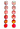 TOVA Nora Earrings in Flamingo Mix