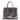Prada Vitello Brown Rhinestone Studded Twin Pocket Tote Bag