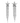 TOVA Star Fringe Earrings Antique Silver