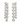TOVA Lilibet Earrings Gunmetal + Clear