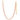 TOVA Oakland Necklace Rose Peach Unfoiled