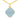 TOVA Nikki Necklace Ultra Baby Blue