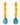 TOVA Selkie Earrings Teal Ignite
