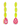 TOVA Selkie Earrings Ultra Fuchsia