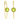 TOVA Bianca Hoops in Electric Yellow