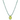 TOVA Milli Necklace Zircon + Chartreuse