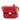 Vintage 1990s Chanel Micro Flap Bag Red Lambskin