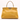 Fendi Vitello Medium Peekaboo Iconic Satchel Yellow Tobacco 0921-1161